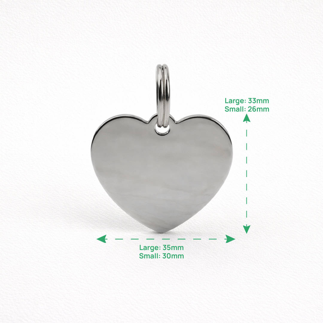 Classic Heart Sizes