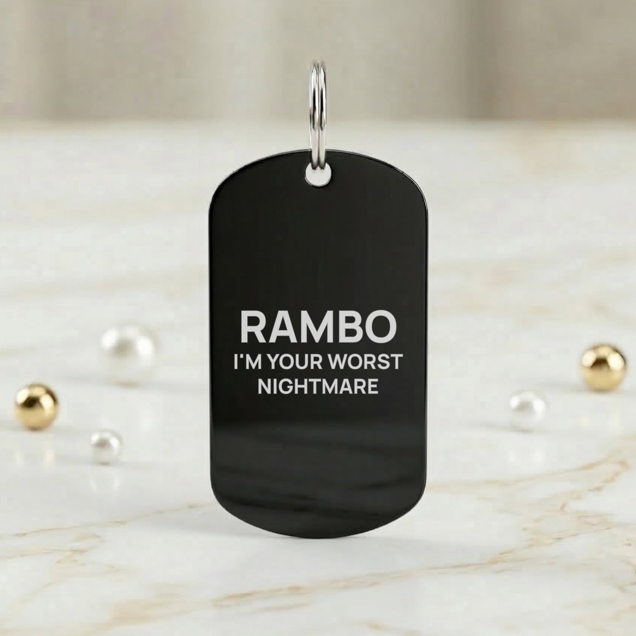 Black Scout Military Engraved