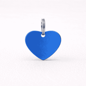 Aluminium Heart – Cobalt Blue Aluminium Heart - Cobalt Blue