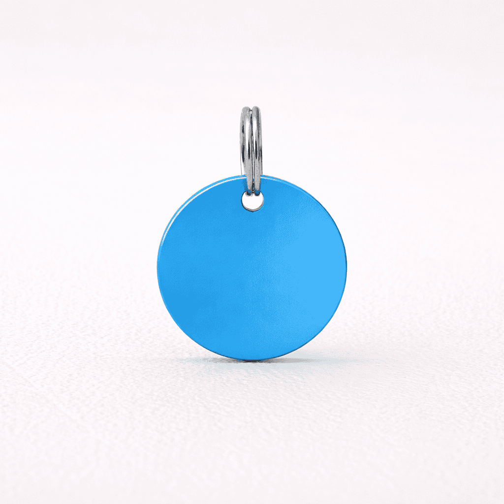 Aluminium Round - Azure Blue