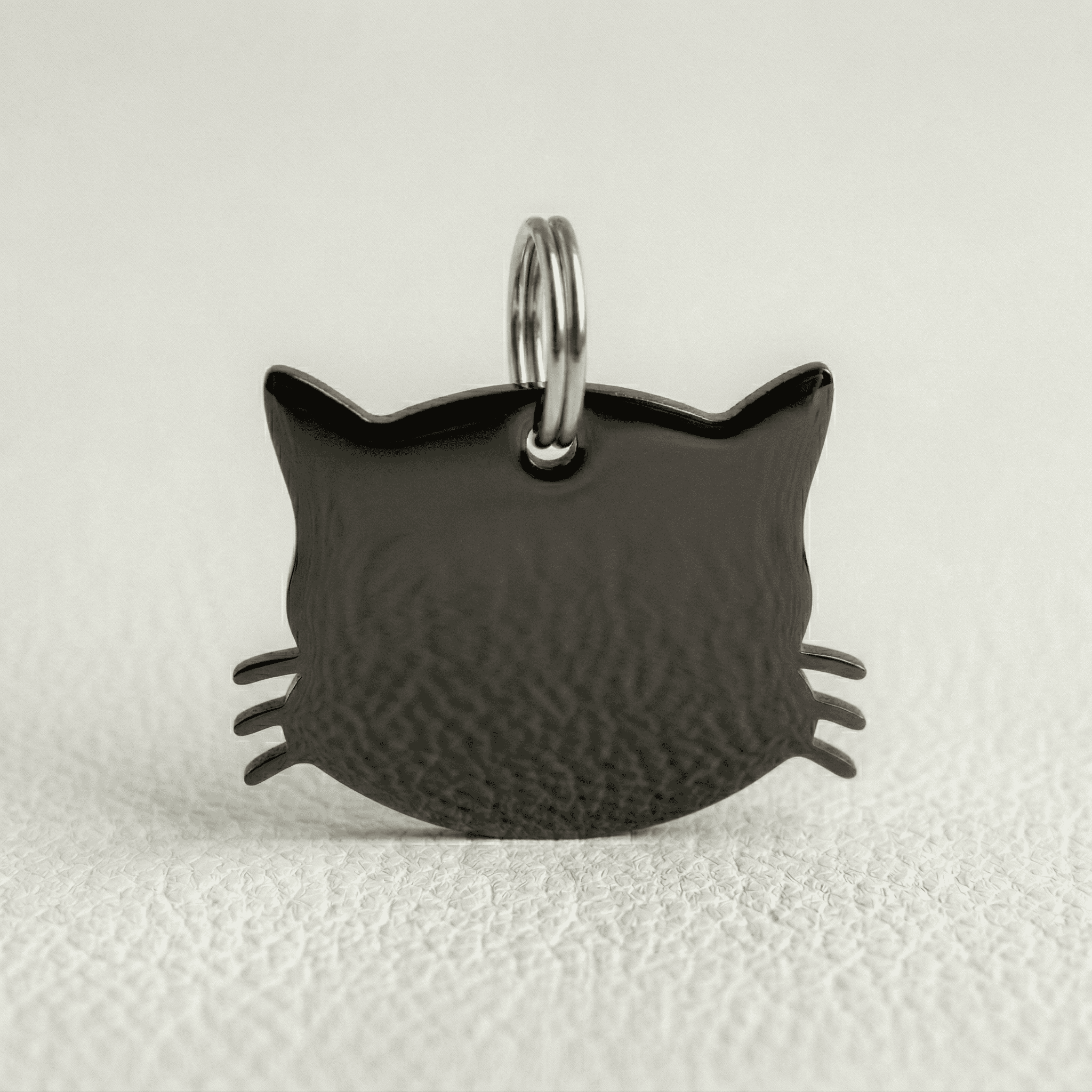 Cat ID Tag - Black