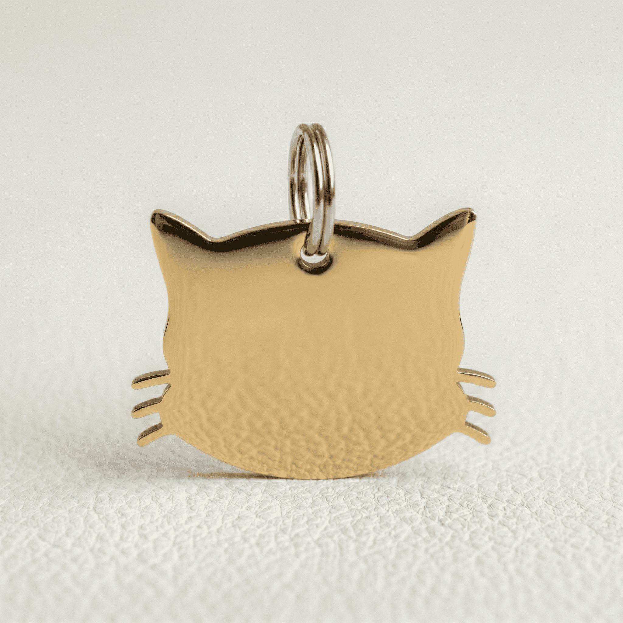 Cat ID Tag - Gold