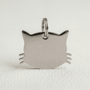 Cat ID Tag – Stainless Steel Cat ID Tag - Stainless Steel