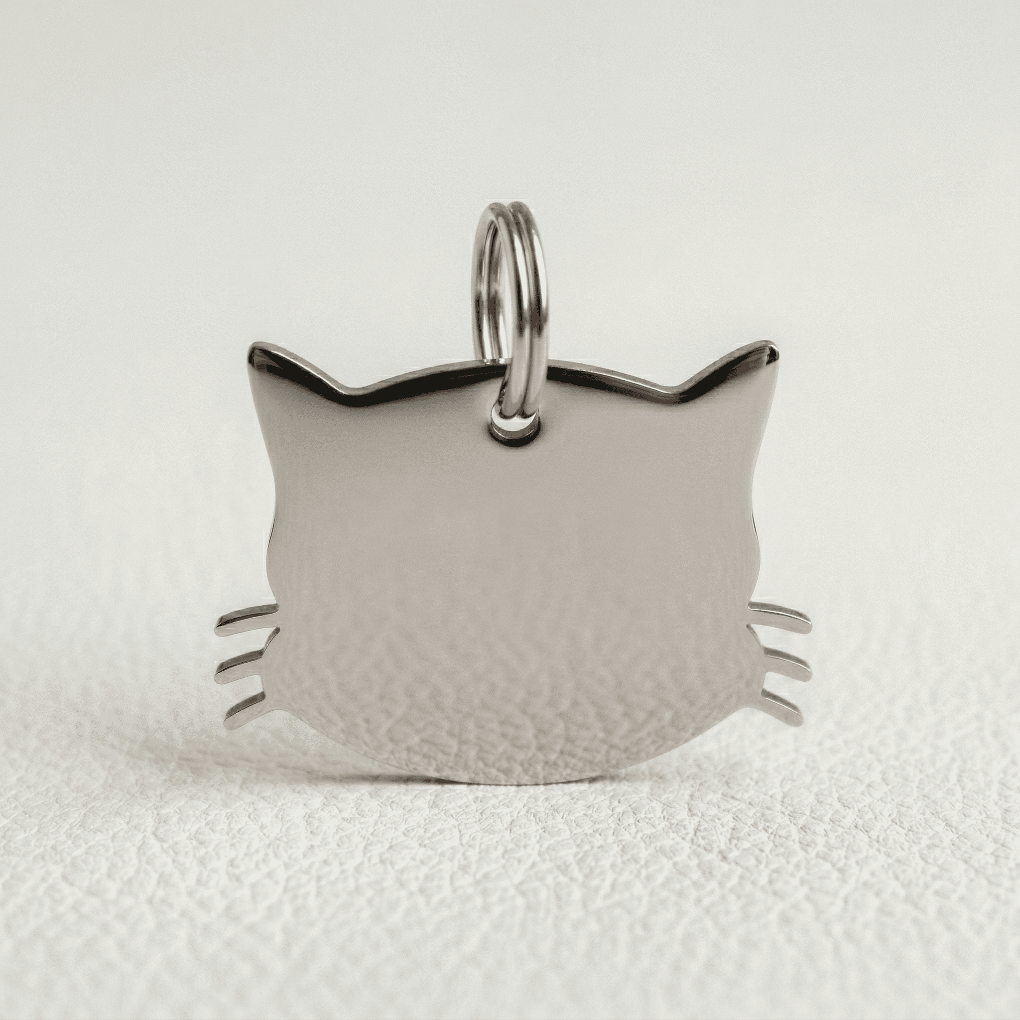 Cat ID Tag - Stainless Steel