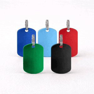 Chroma Military Tags - Aluminium
