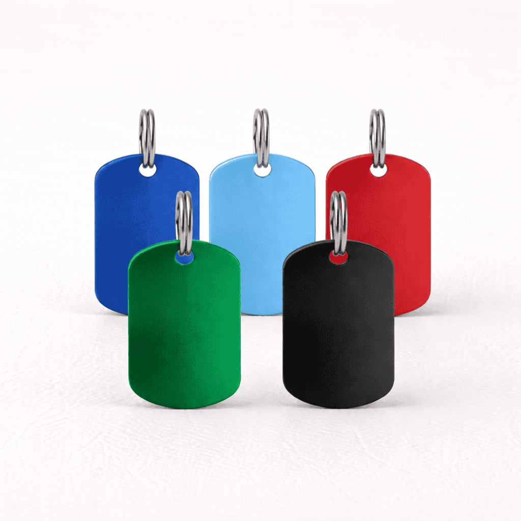Chroma Military Tags - Aluminium