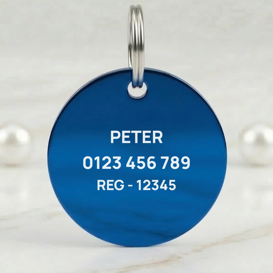 Husky Clan Dog ID Tag – Round - Image 3