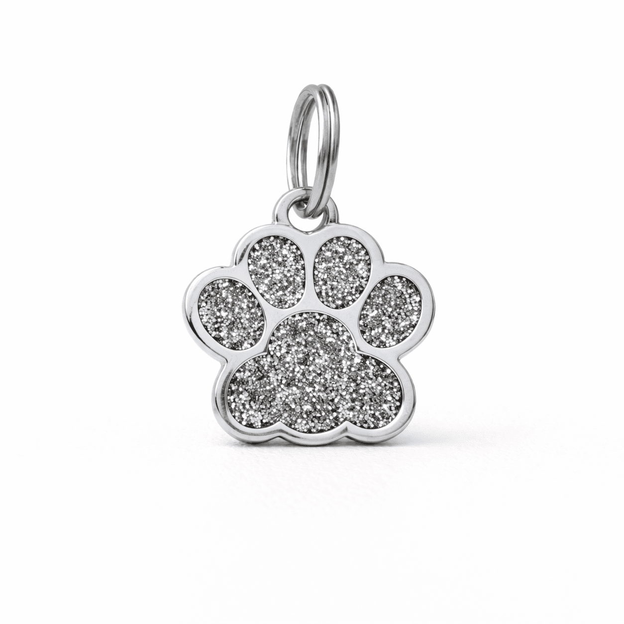 Luxe Glitter Paw - Silver