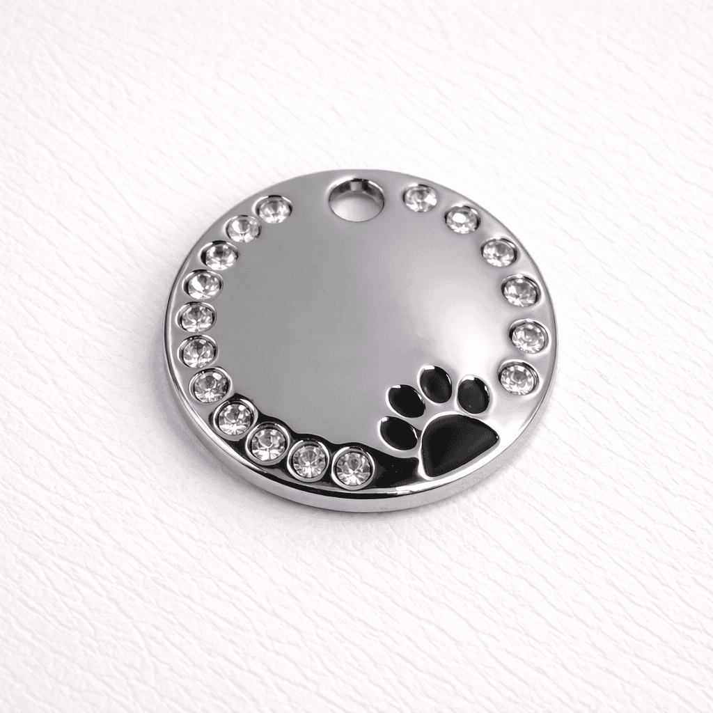 Round Paw Diamond - Black