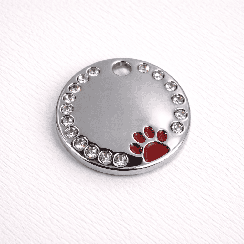 Round Paw Diamond - Red