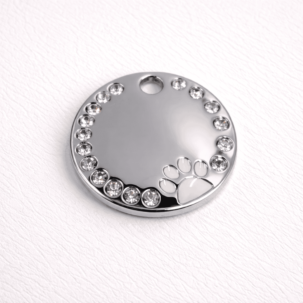 Round Paw Diamond - White