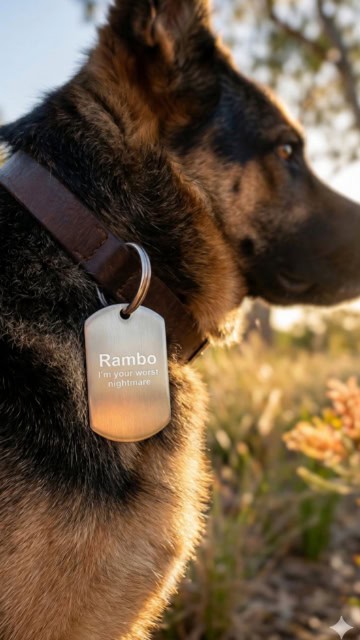 German Shepherd Dog Tag