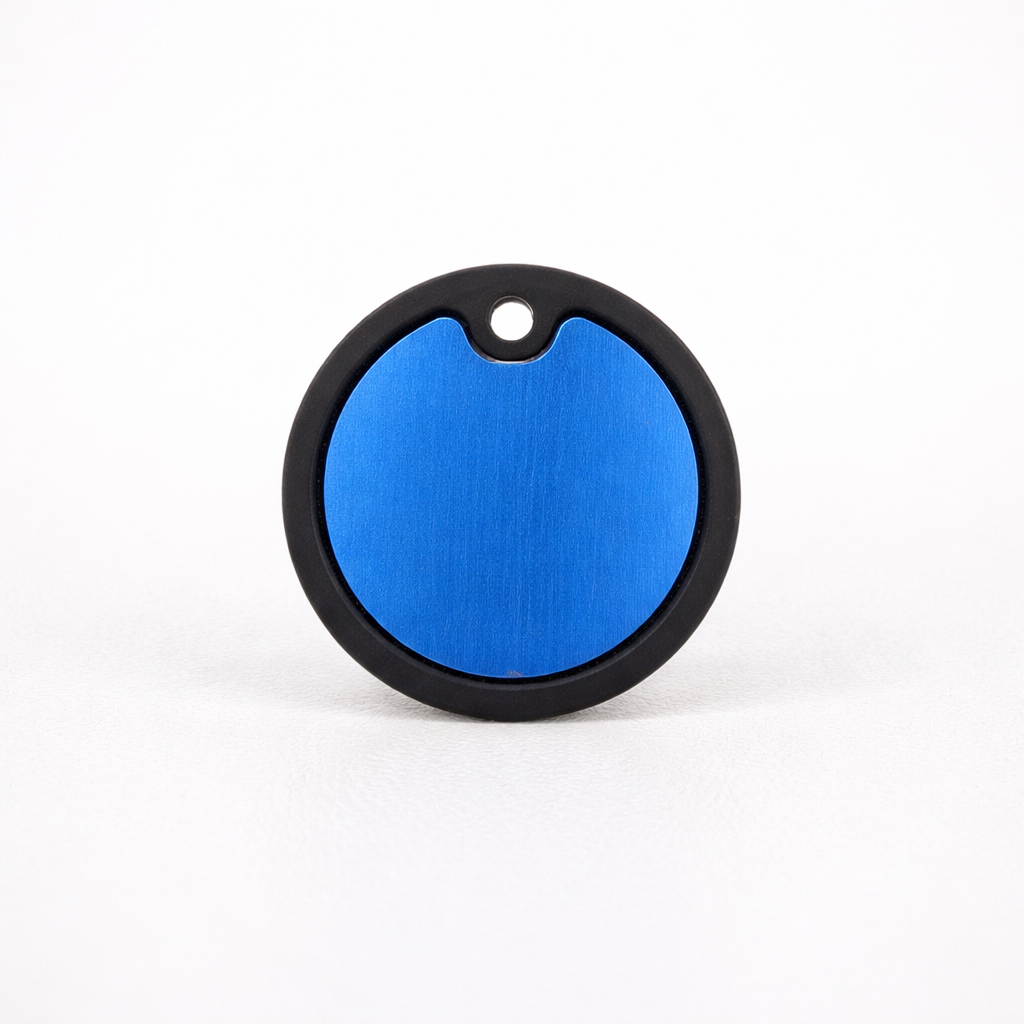 Silencer for aluminium round tag