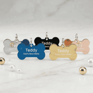 Classic Engraved Bone Tag