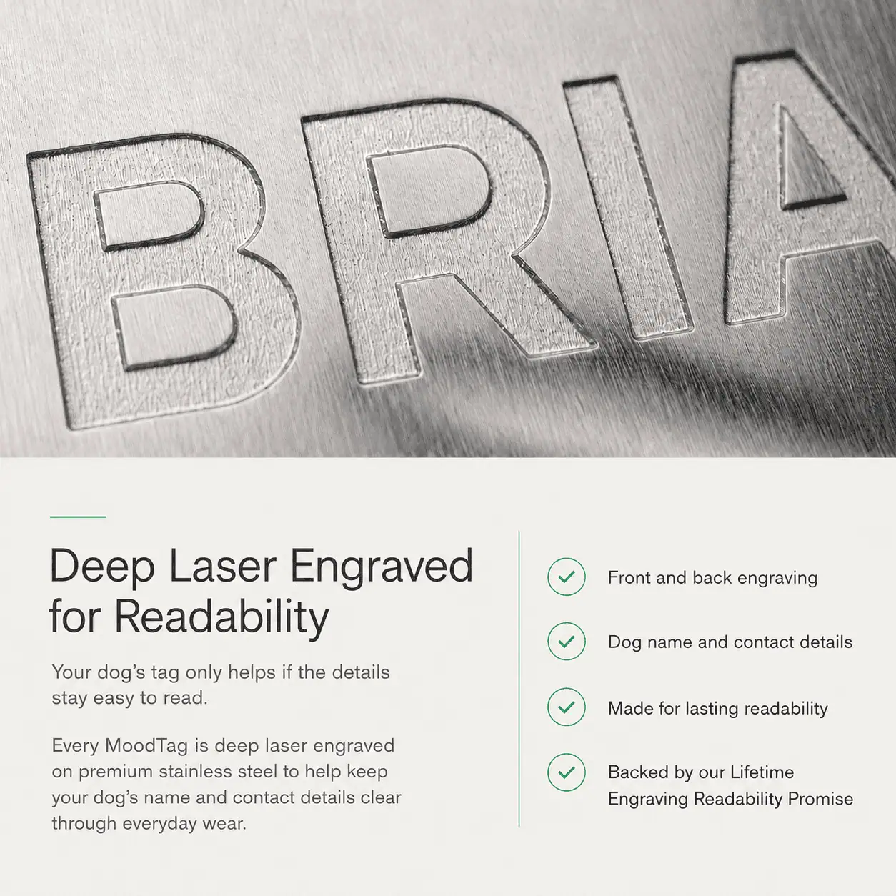 Readable ID Deep Laser Engraving